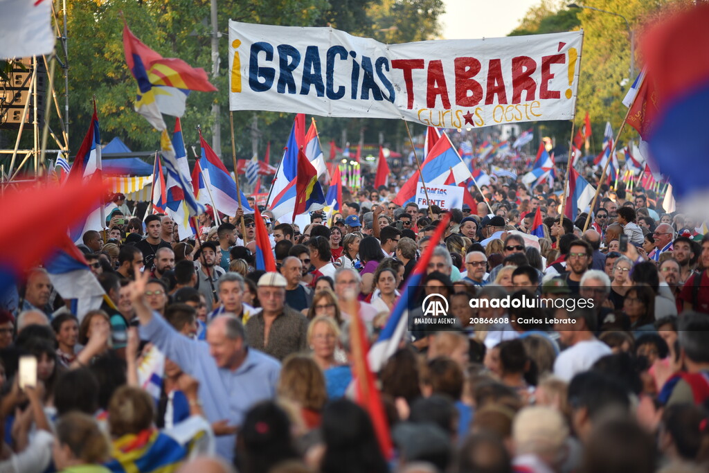 Tabare Vazquez leaves the presidency of Uruguay