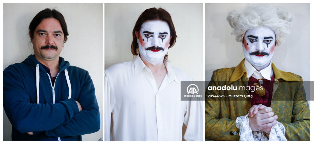 Hayat verdikleri karakterler için makyajla değişen yüzler