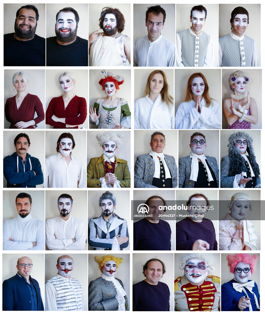 Hayat verdikleri karakterler için makyajla değişen yüzler