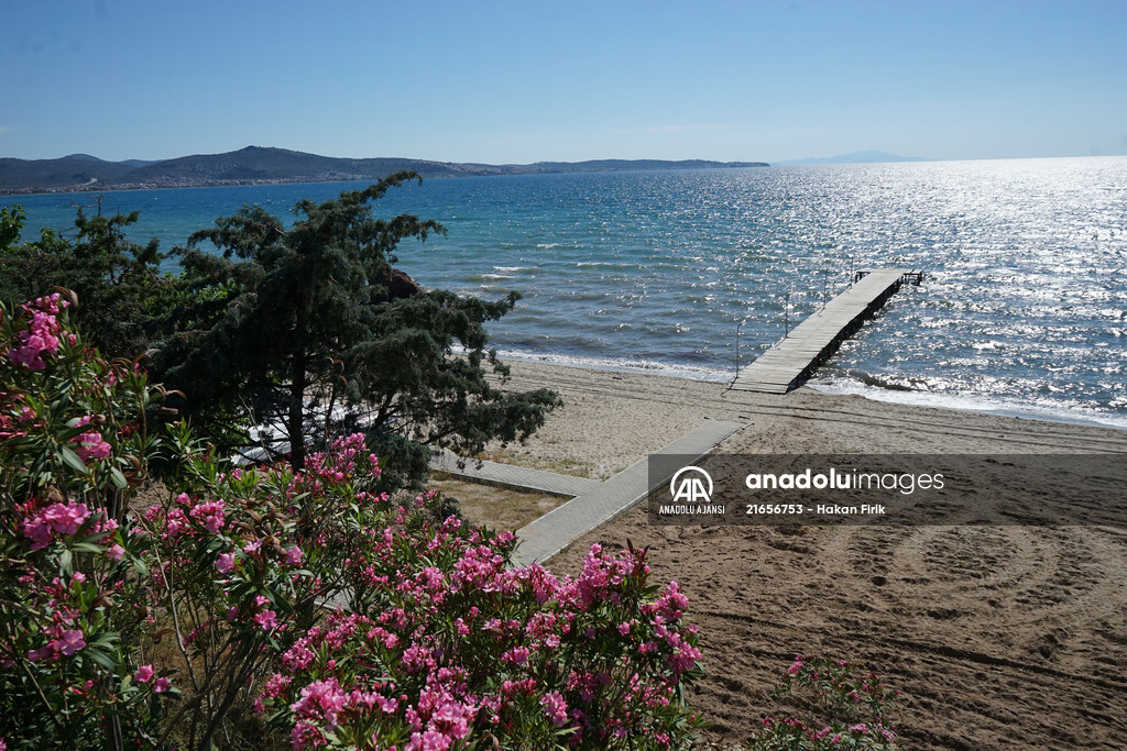Kuzey Ege'nin gözde tatil merkezleri tedbirlerle yeniden açıldı