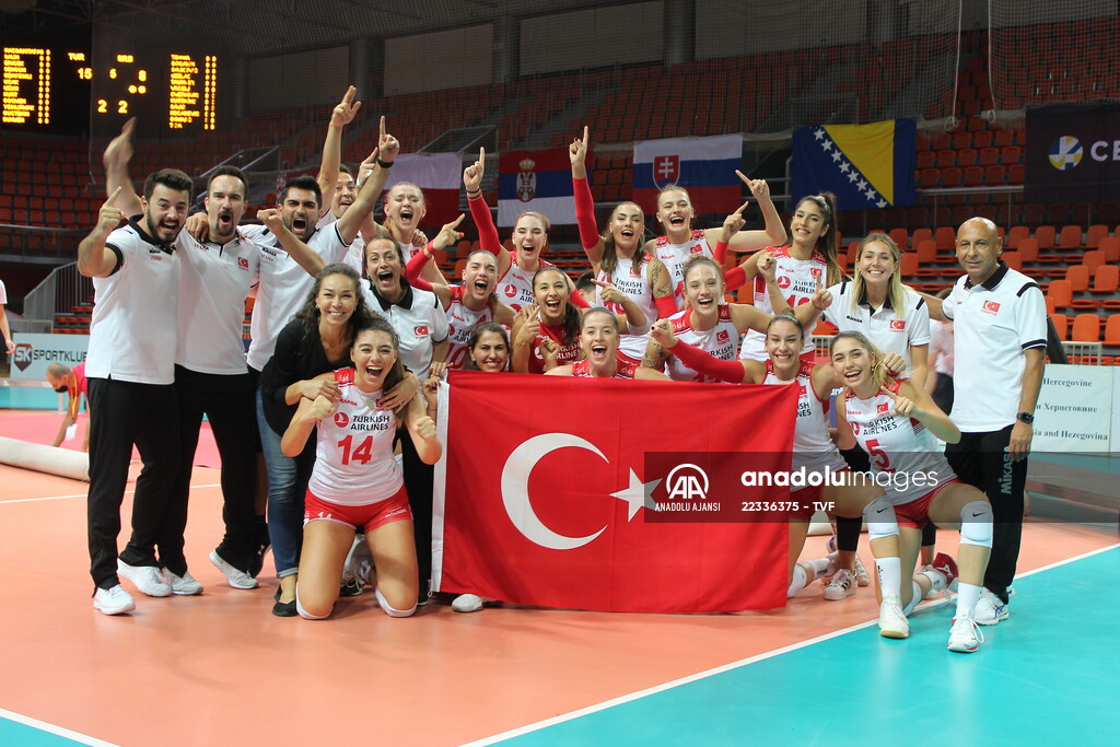 Türkiye 19 Yaş Altı Kız Voleybol Milli Takımı Avrupa şampiyonu oldu