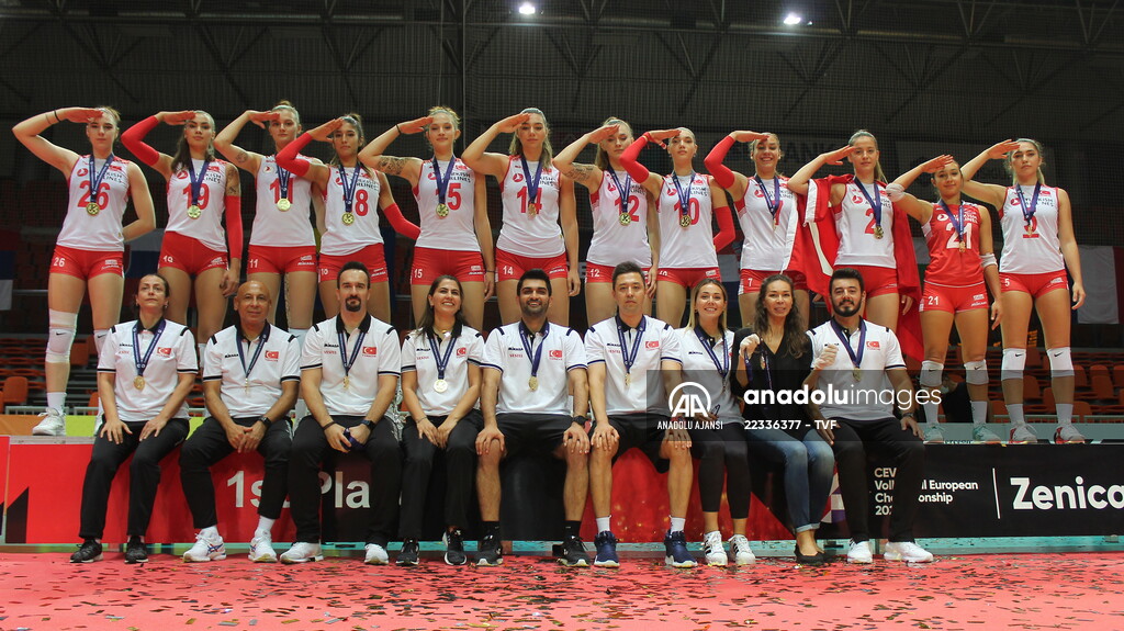Türkiye 19 Yaş Altı Kız Voleybol Milli Takımı Avrupa şampiyonu oldu