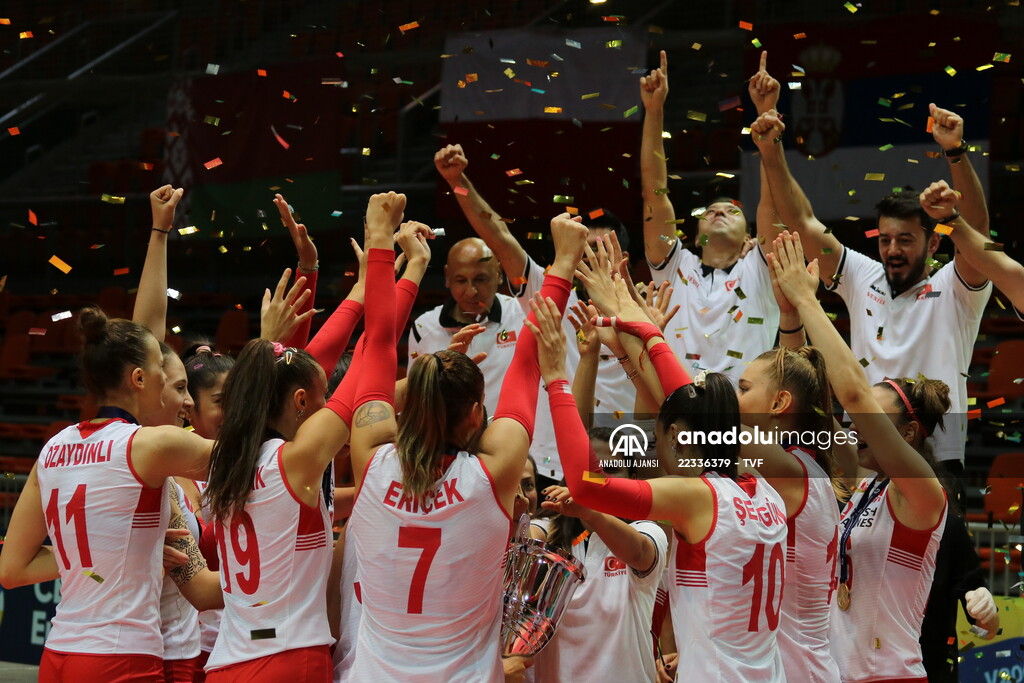 Türkiye 19 Yaş Altı Kız Voleybol Milli Takımı Avrupa şampiyonu oldu