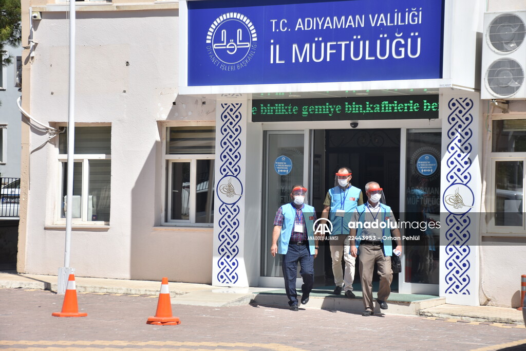 Müftülük personeli filyasyon ekiplerine destek oluyor