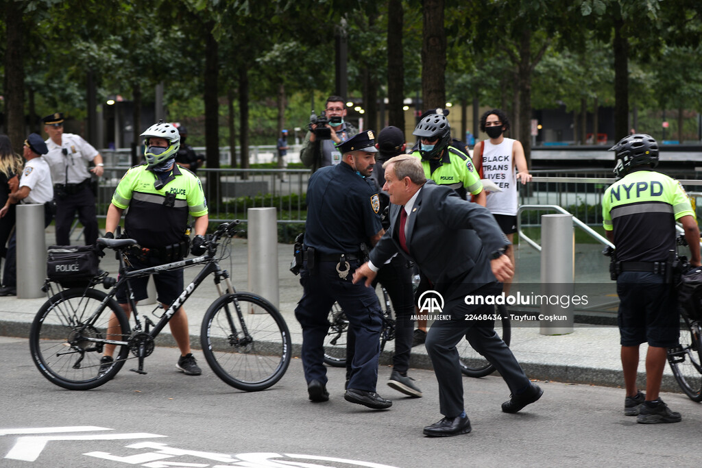 Police detained anti-ICE protestors in NYC