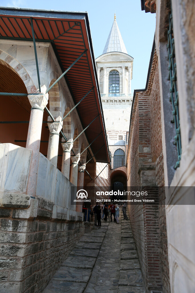 Topkapı Sarayı'nın kapalı bölümlerinden "At Rampası" ziyarete açıldı