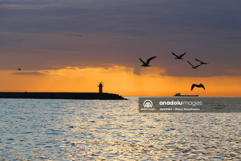 Sunrise in Turkey's Tekirdag