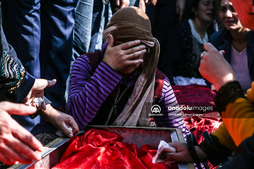 Funeral of Azerbaijanis died in Ganja attack
