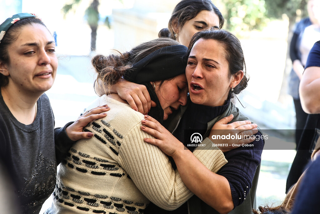 Funeral of Azerbaijanis died in Ganja attack