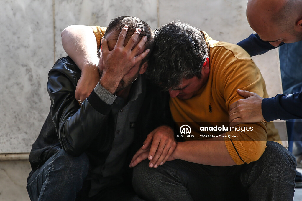 Funeral of Azerbaijanis died in Ganja attack