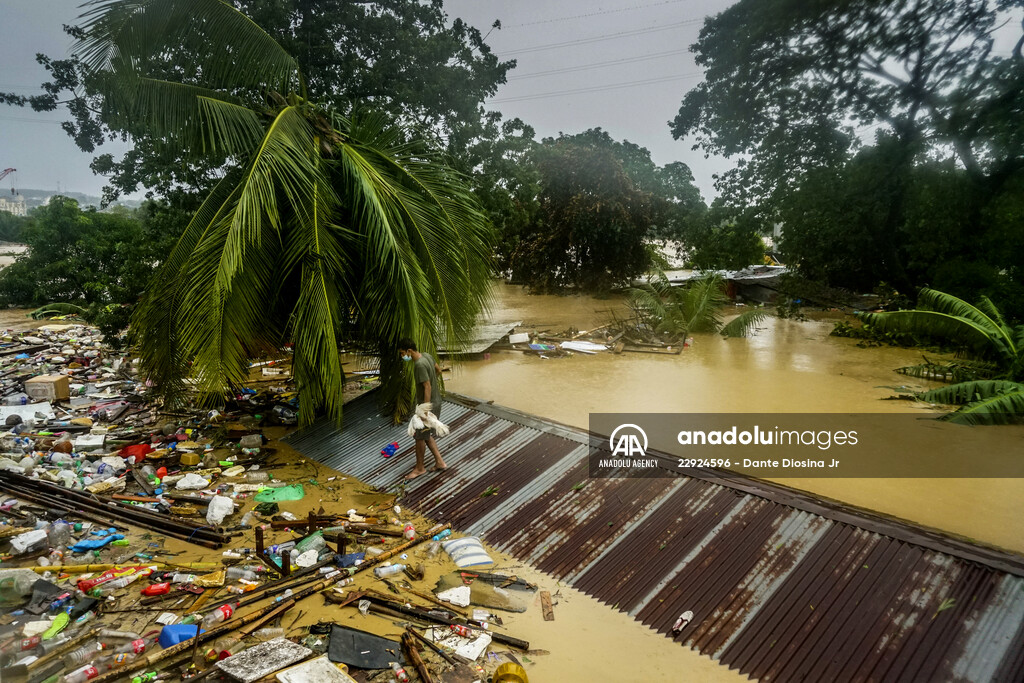 Rizal deluged by Typhoon Vamco in Philippines