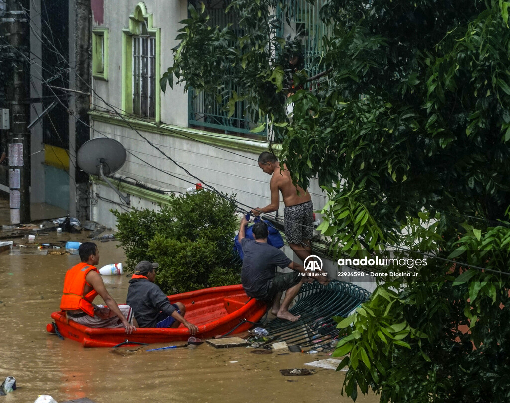 Rizal deluged by Typhoon Vamco in Philippines