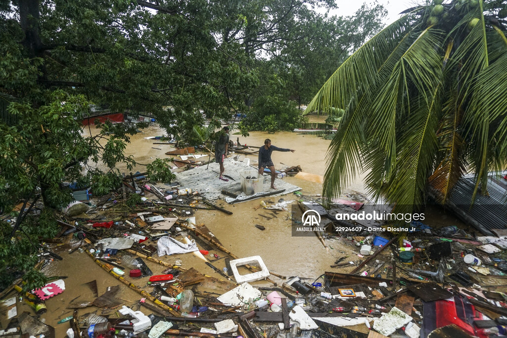 Rizal deluged by Typhoon Vamco in Philippines