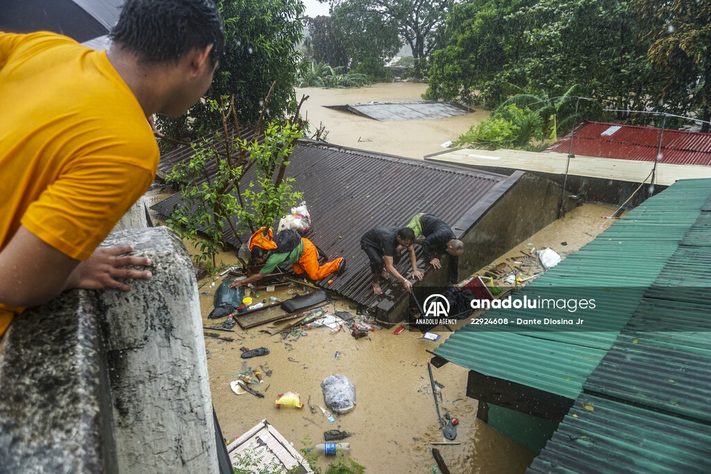 Rizal deluged by Typhoon Vamco in Philippines