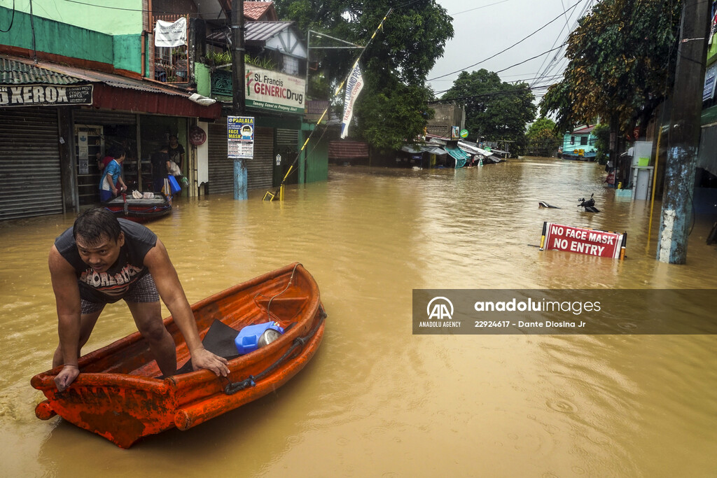 Rizal deluged by Typhoon Vamco in Philippines