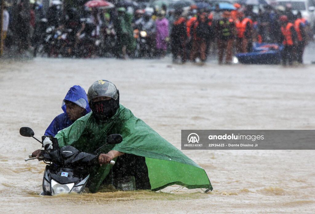 Rizal deluged by Typhoon Vamco in Philippines