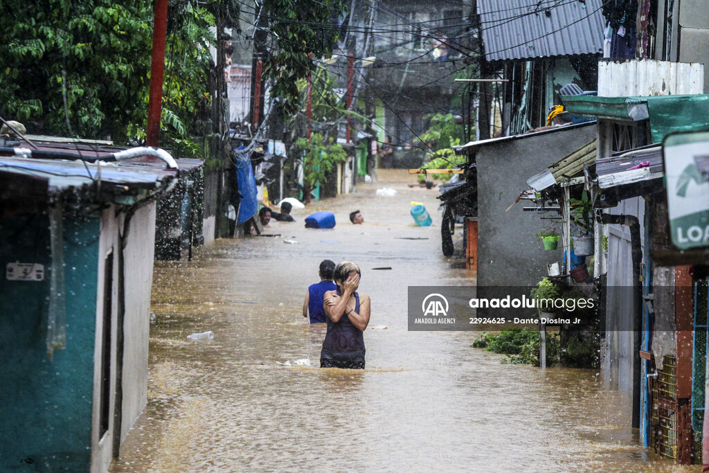 Rizal deluged by Typhoon Vamco in Philippines