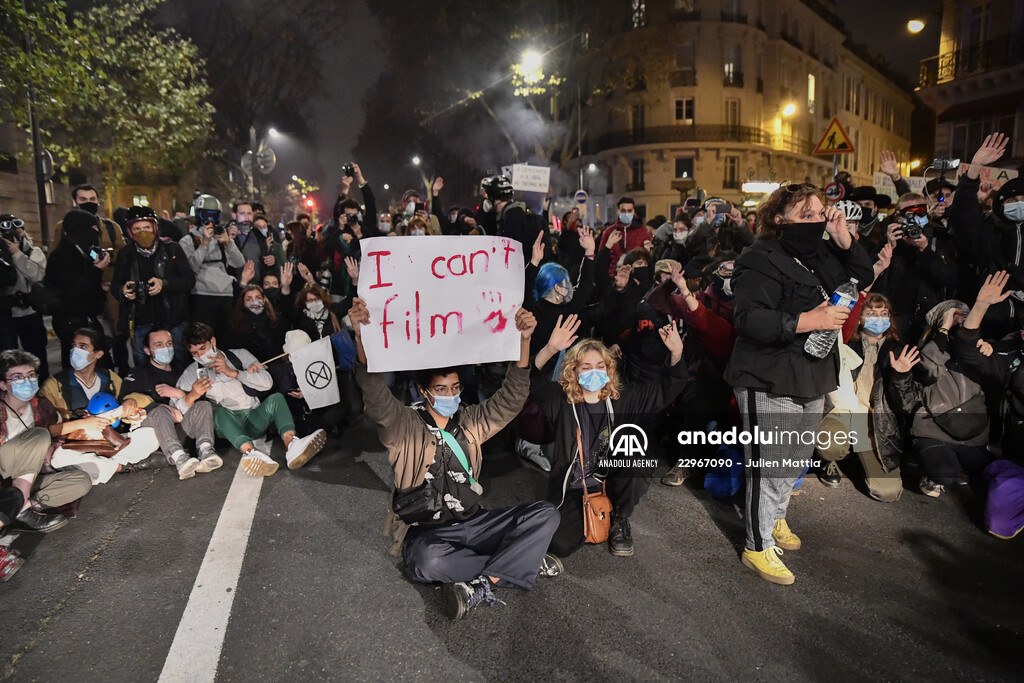 Global Security Bill Protests in France