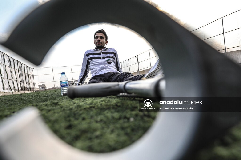 Syrian amputee football player making his dreams come true