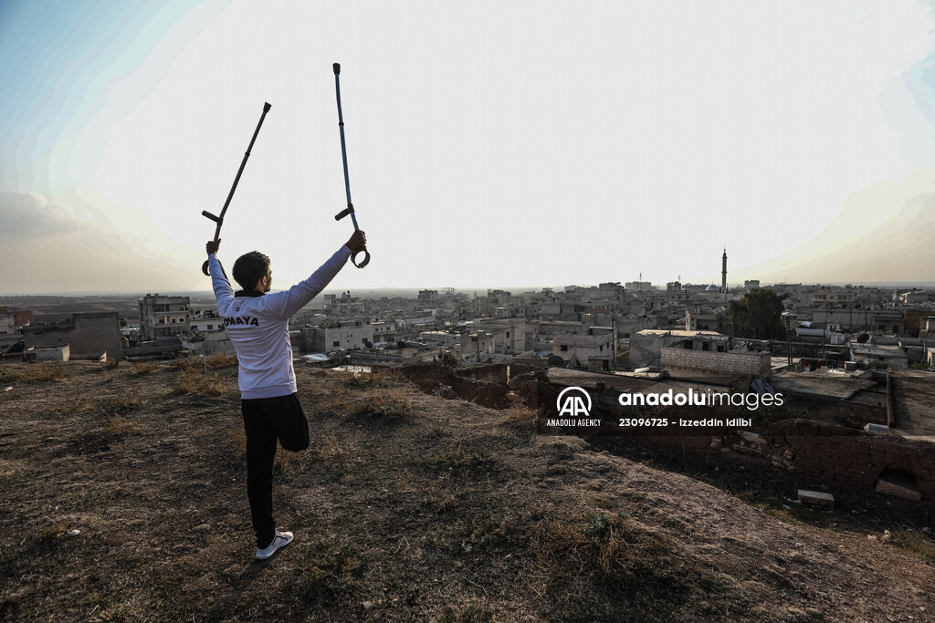 Syrian amputee football player making his dreams come true