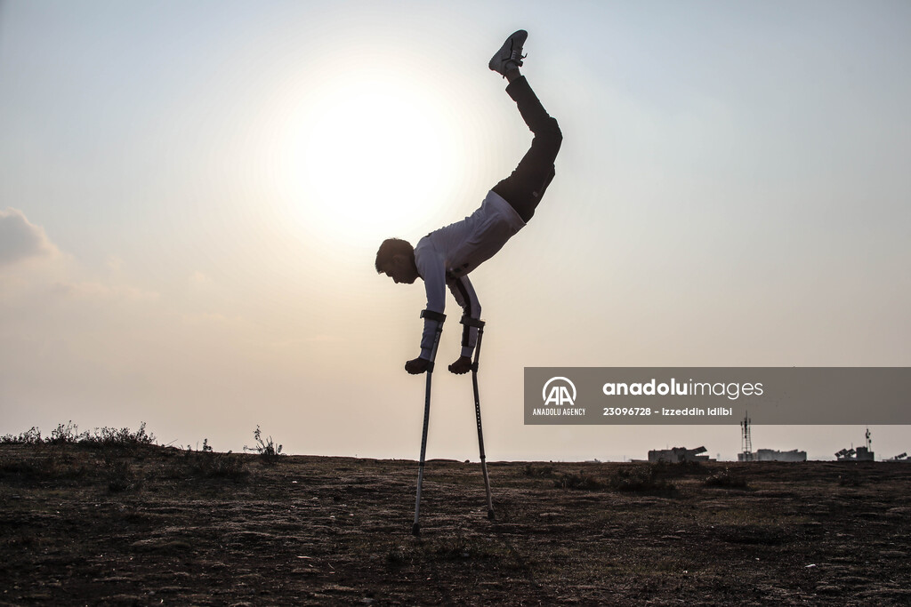 Syrian amputee football player making his dreams come true