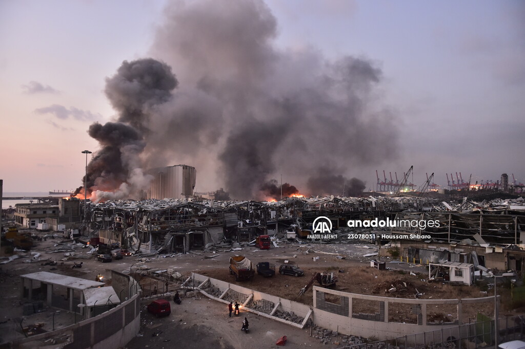 Explosion in Beirut