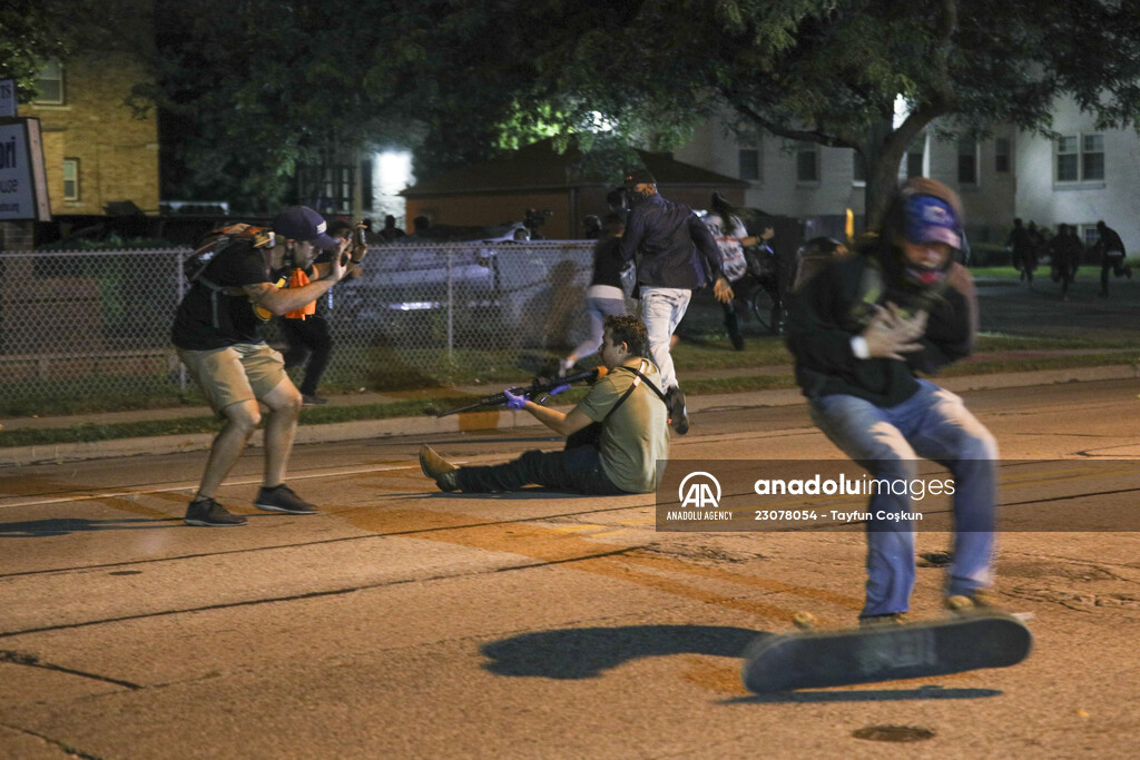 In the middle of the clash