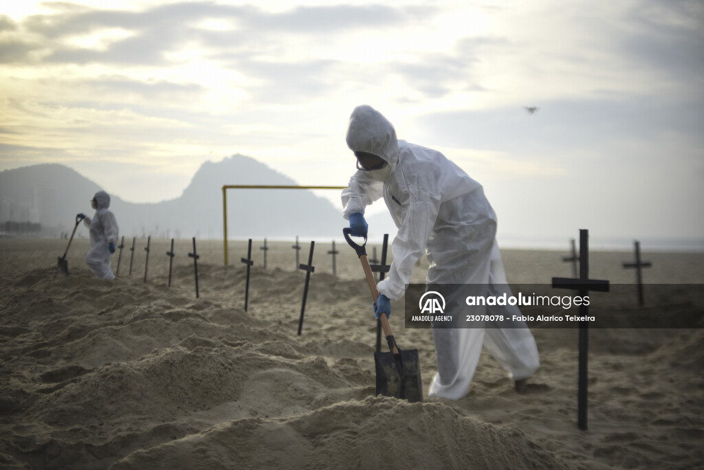 Coronavirus protests in Rio