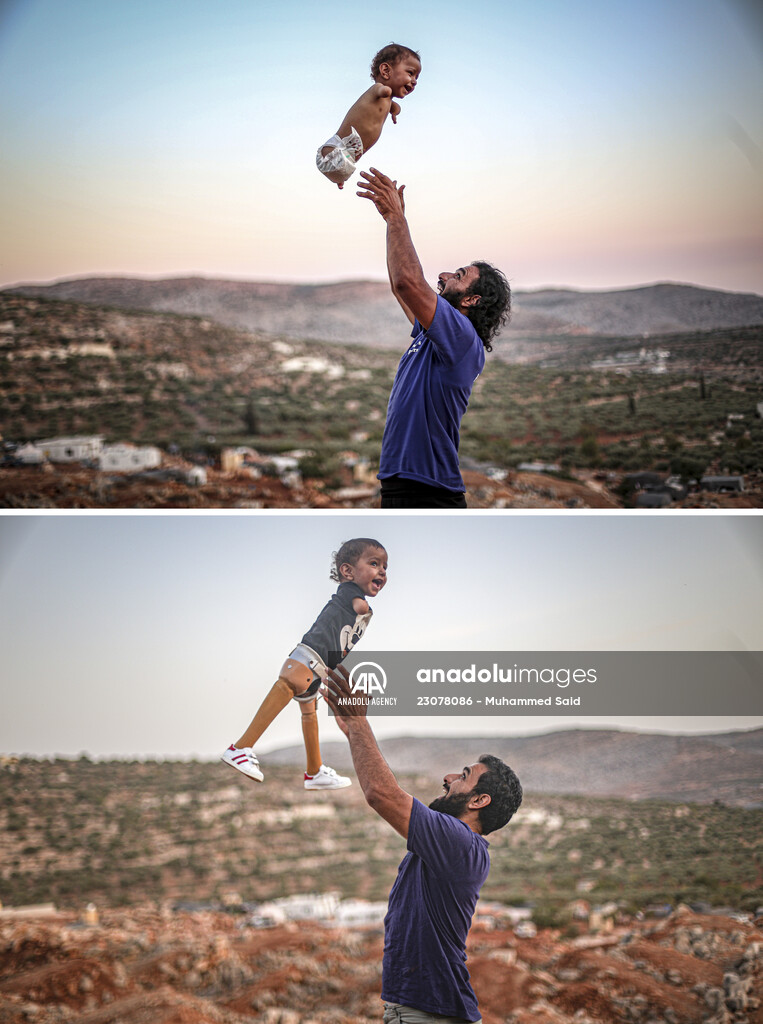 Happyness of baby Muhammed