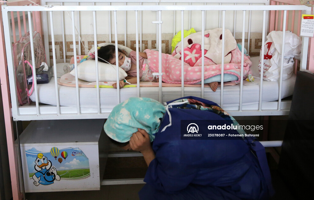 Child coronavirus patients in Iran