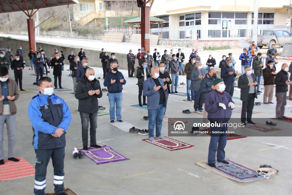 Düzce'de yağmur duası