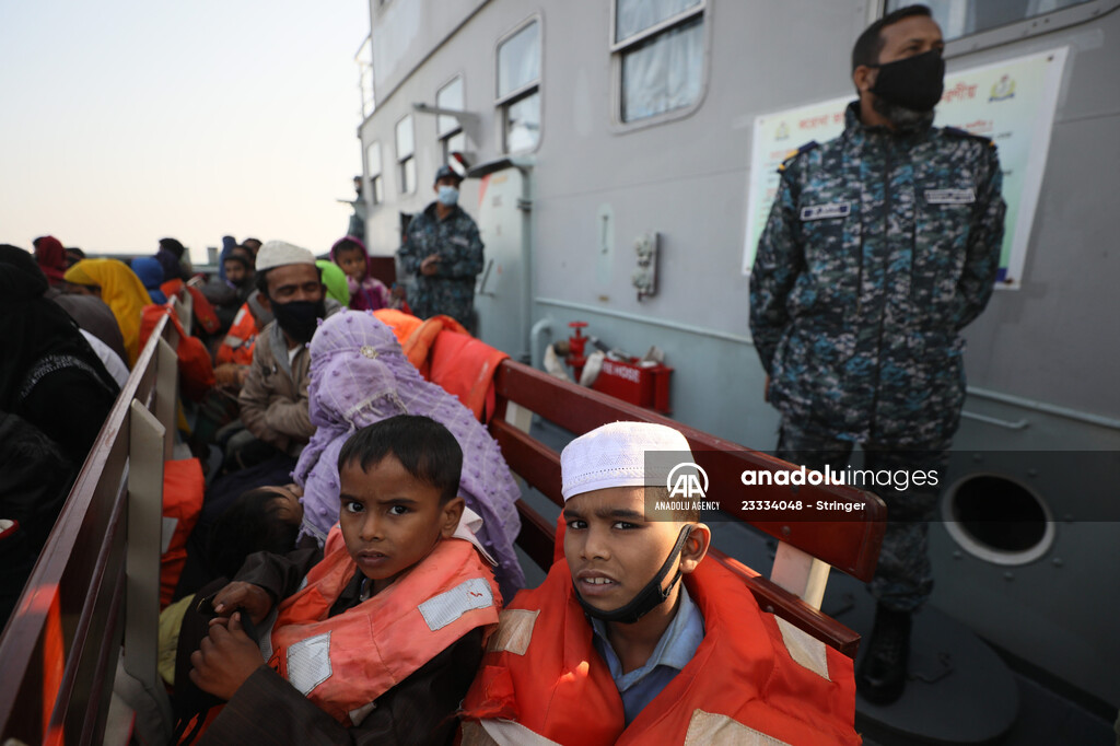 Rohinga people relocated in Bhashan Char