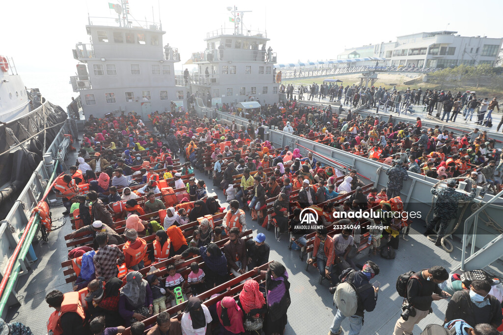 Rohinga people relocated in Bhashan Char