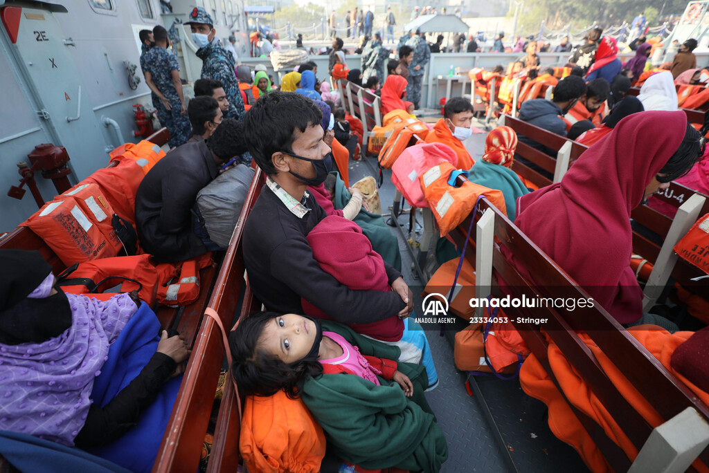 Rohinga people relocated in Bhashan Char