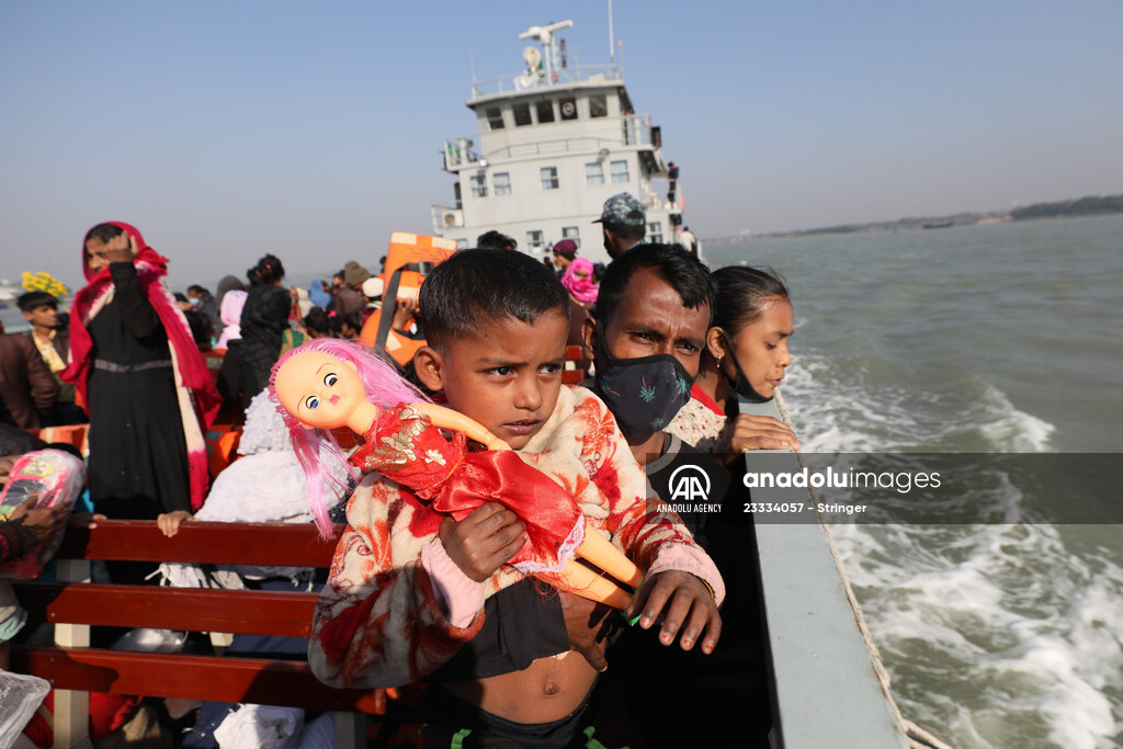 Rohinga people relocated in Bhashan Char