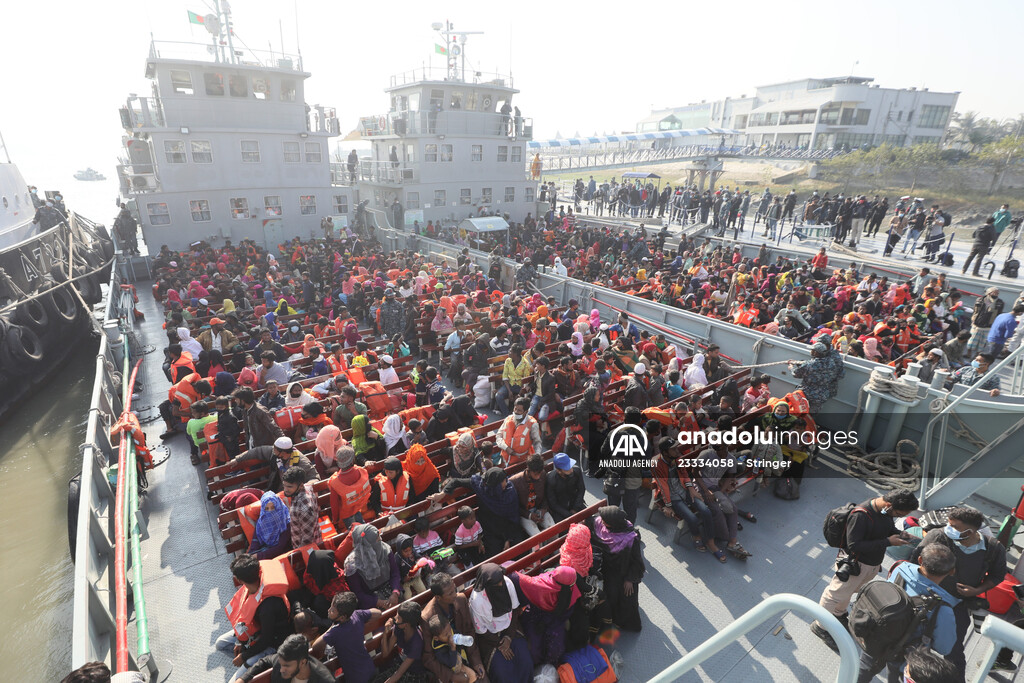 Rohinga people relocated in Bhashan Char