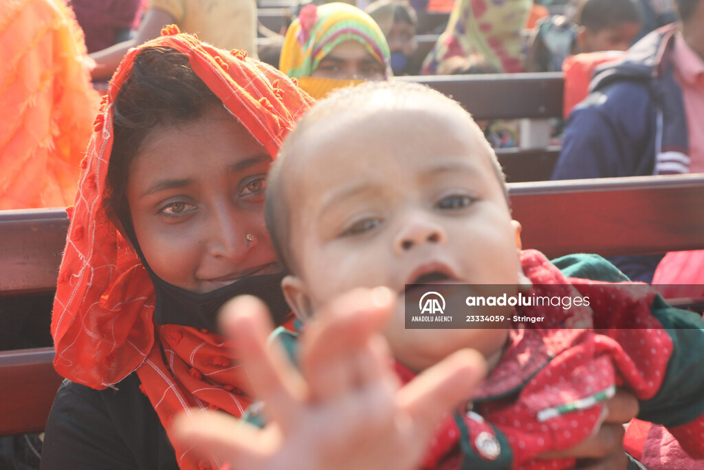 Rohinga people relocated in Bhashan Char