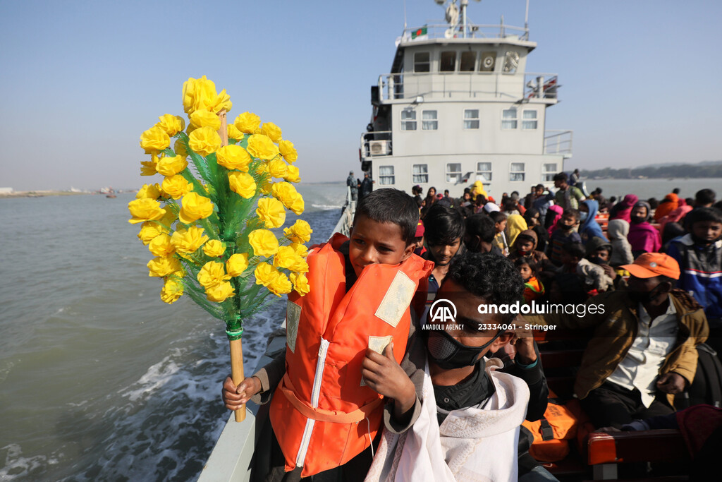 Rohinga people relocated in Bhashan Char