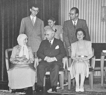CUMHURBASKANI ISMET INONU VE AILESI