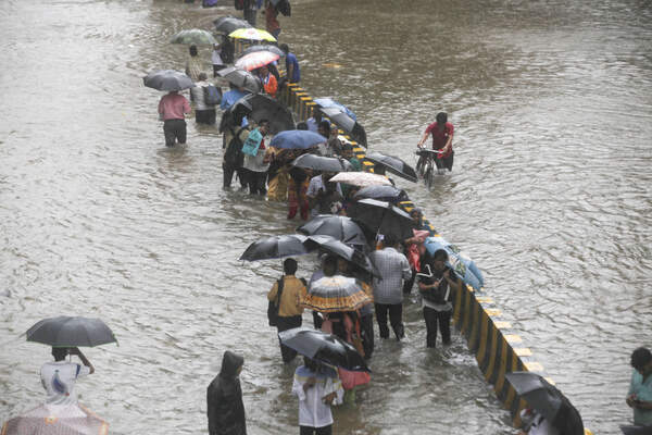 Heavy rain in Mumbai