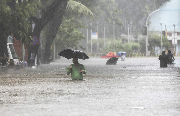 Heavy rain in Mumbai