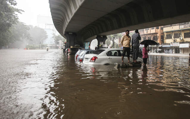 Heavy rain in Mumbai