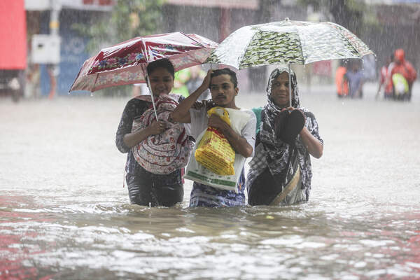 Heavy rain in Mumbai