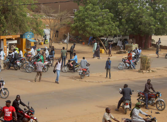 Protest against government's budget law in Niger