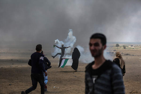 Protest at Gaza-Israel border