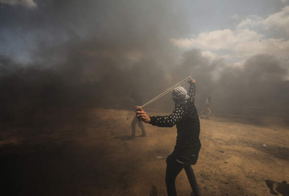 Protest at Gaza-Israel border