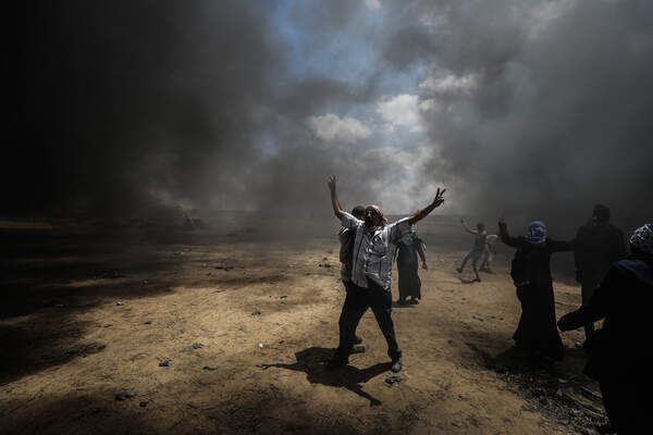 Protest at Gaza-Israel border