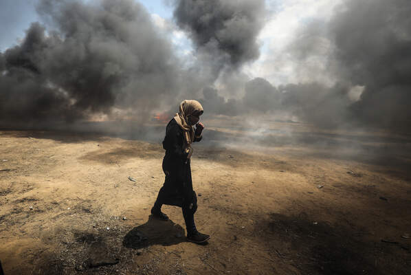 Protest at Gaza-Israel border