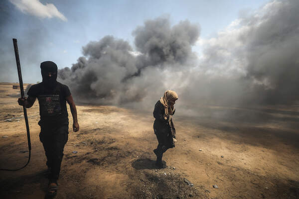 Protest at Gaza-Israel border