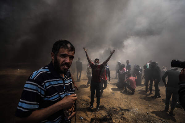 Protest at Gaza-Israel border